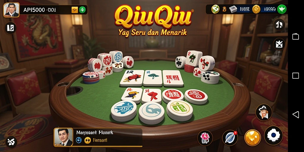 Tampilan menarik dari gameplay seru QiuQiu.