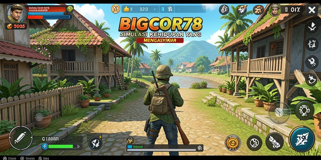 Screenshot utama <strong>BIGCOR78</strong> menampilkan momen seru dalam gameplay simulasi yang interaktif.
