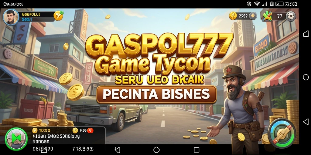 Screenshot dari gameplay <strong>GASPOL77</strong> yang menunjukkan keseruan mengelola berbagai jenis usaha.
