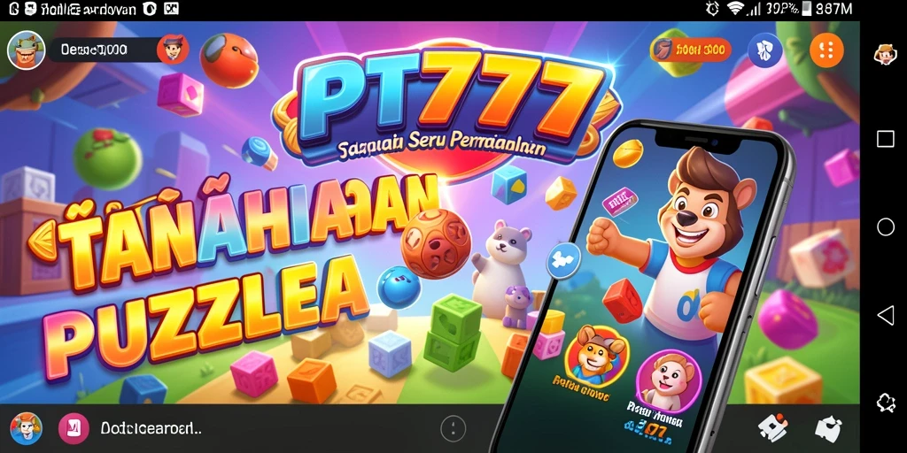 Tampilan gameplay PT777 dengan teka-teki yang menantang dan menarik.