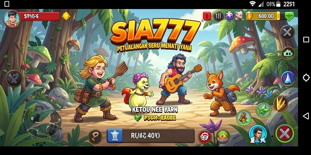 Screenshot SIA777 menunjukkan gameplay petualangan yang mendebarkan.
