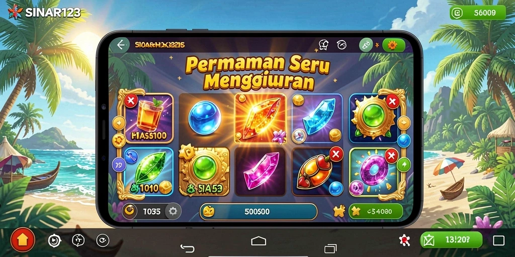 Tampilan gameplay yang menegangkan dan grafis memukau dari SINAR123.