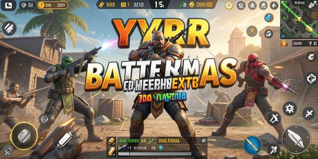 Gameplay YYRR yang mendebarkan dalam pertarungan Battle Royale.